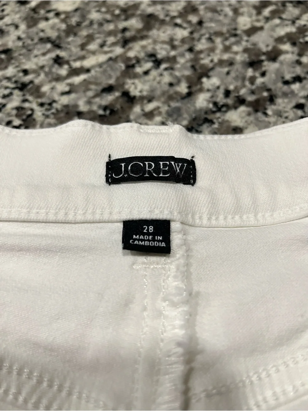 J Crew Shorts 28 High Rise White